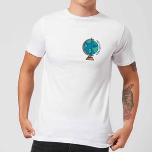 Globe Adventurer Pocket Print Men's T-Shirt - White