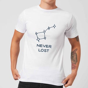 Little Dipper Constellation Never Lost Men's T-Shirt - White