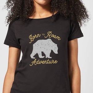 Adventure Born To Roam Women's T-Shirt - Black