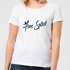 Hand Written Free Spirit Women's T-Shirt - White