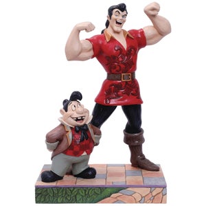 Disney Traditions - Menace musclée (Figurine Gaston et Lefou)