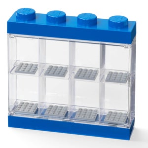 LEGO Minifiguren-Schaukasten (für 8 Minifiguren) - Blau