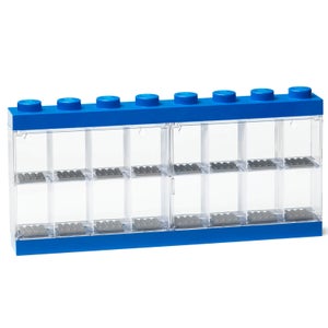 LEGO Mini Figure Display (16 Minifigures) - Blue