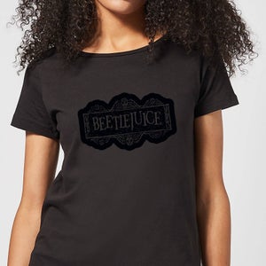 Beetlejuice Black Logo Women's T-Shirt - Black