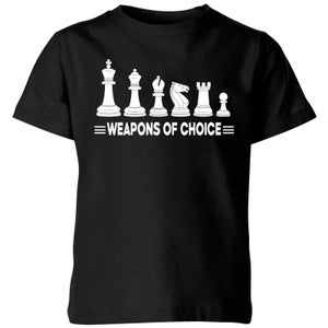 Weapons Of Choice Monochrome Kids' T-Shirt - Black