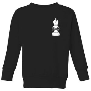 Faithful Pocket Print Kids' Sweatshirt - Black