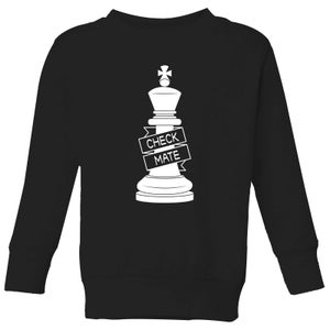 King Chess Piece Kids' Sweatshirt - Black