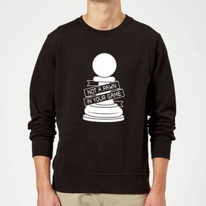 Pawn Chess Piece Sweatshirt - Black