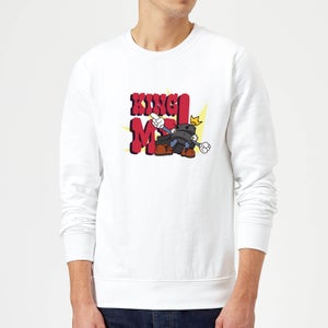 King Me! Checker King Sweatshirt - White
