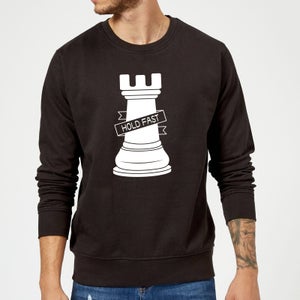 Rook Chess Piece Sweatshirt - Black