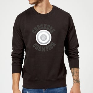 Checkers Champion White Checker Sweatshirt - Black