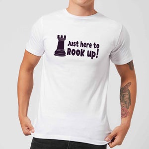 Just Here To Rook Up! Men's T-Shirt - White