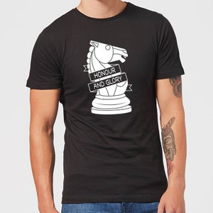 Knight Chess Piece Men's T-Shirt - Black