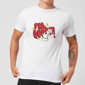Yas Queen! Cartoon Men's T-Shirt - White