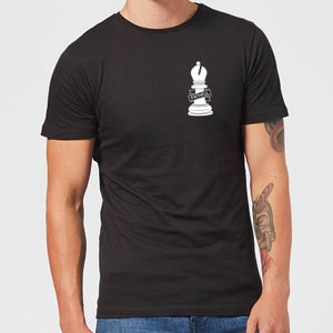 Faithful Pocket Print Men's T-Shirt - Black