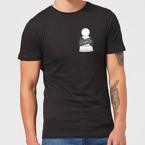 Not A Pawn In Your Game Pocket Print Men's T-Shirt - Black