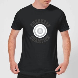 Checkers Champion White Checker Men's T-Shirt - Black