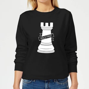 Rook Chess Piece Women's Sweatshirt - Black