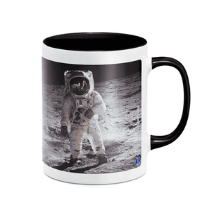 NASA Moon Landing Mug - White/Black