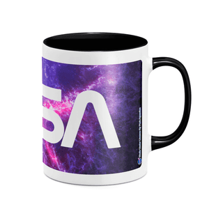 NASA Nebula Mug - White/Black