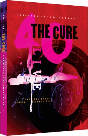 THE CURE: 40 LIVE - CURÆTION-25 + ANNIVERSARY Hardbook (Includes 2 DVDs)