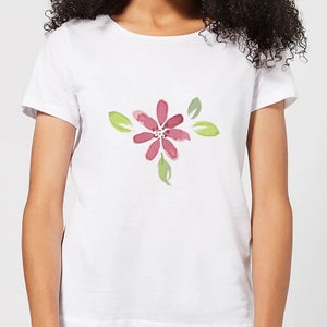 Pink Flower 1 Women's T-Shirt - White