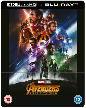 Avengers Infinity War 4K Ultra HD (inkl. 2D Blu-ray) - Zavvi Exclusives Lenticular Steelbook