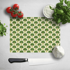 Cooking Broccoli Pattern Chopping Board