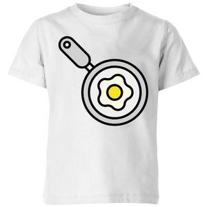 Cooking Fried Egg In A Pan Kids' T-Shirt