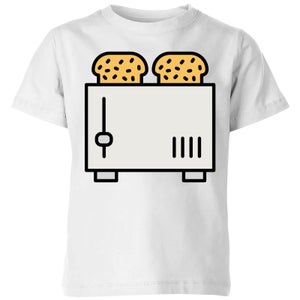 Cooking Toast In The Toaster Kids' T-Shirt