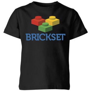 Brickset Logo Kids' T-Shirt - Black