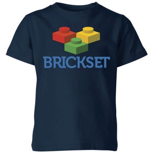 Brickset Logo Kids' T-Shirt - Navy