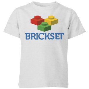 Brickset Logo Kids' T-Shirt - Grey