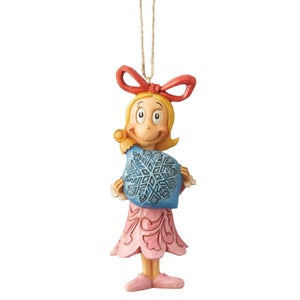 The Grinch By Jim Shore Cindy with Ball Ornament (Hanging Ornament)