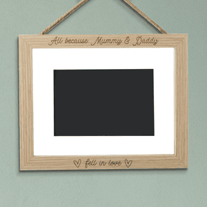 All Because Mummy And Daddy Fell In Love Landscape Frame