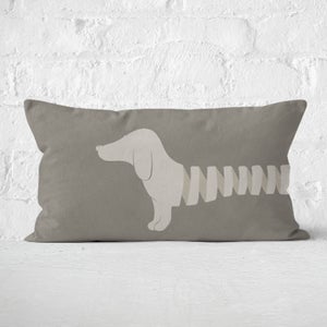 Long Sausage Dog Front Legs Rectangular Cushion