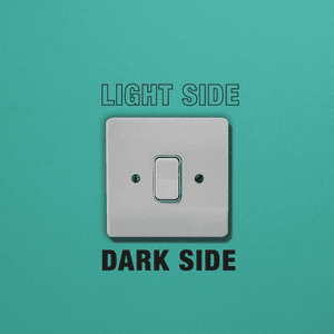 Light Side Dark Side Light Switch Art