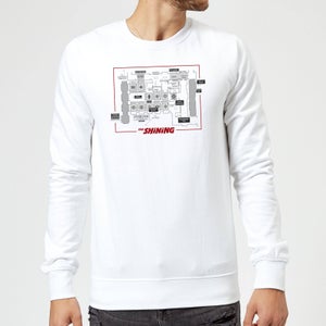 The Shining Floor Plan Sweatshirt - White