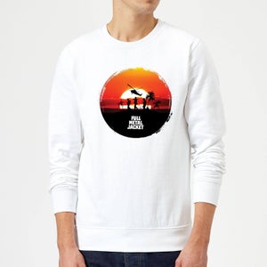 Full Metal Jacket Sunset Circle Sweatshirt - White