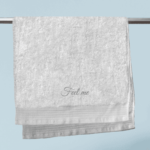 Feel Me Embroidered Hand Towel