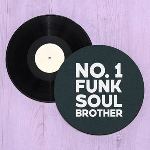 No1 Funk Soul Soul Brother Record Player Slip Mat