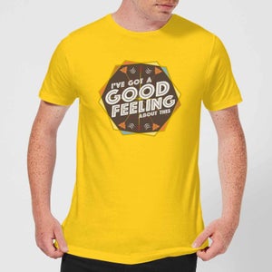 Crystal Maze I've Got A Good Feeling About This- Aztec Men's T-Shirt - Yellow