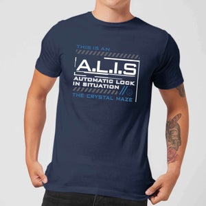 Crystal Maze A.L.I.S. Men's T-Shirt - Navy