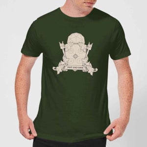 Crystal Maze Fast And Safe Crest Men's T-Shirt - Forest Green