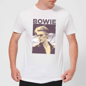 David Bowie Smoke Men's T-Shirt - White
