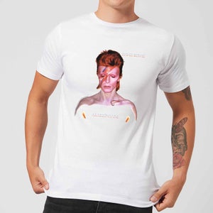 Camiseta Aladdin Sane Cover para hombre de David Bowie - Blanco
