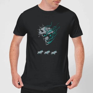 Magic The Gathering Throne of Eldraine Big Bad Wolf Men's T-Shirt - Black