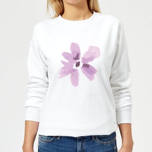 Flower 3 Women's Sweatshirt - White
