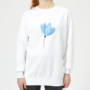 Flower 1 Women's Sweatshirt - White