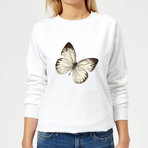 Butterfly 3 Women's Sweatshirt - White